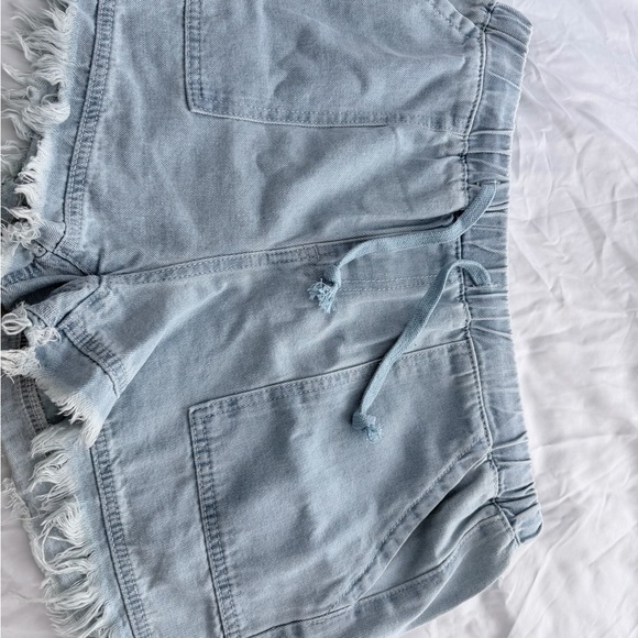 Light Blue Drawstring shorts - Picture 5 of 6